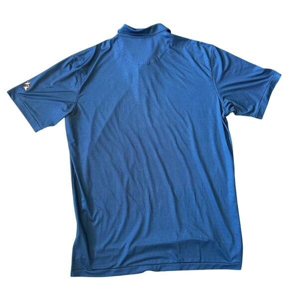 Peter Millar Summer Comfort Polo Navy Duck Sleeve Patch Mens Size Large - Picture 7 of 7